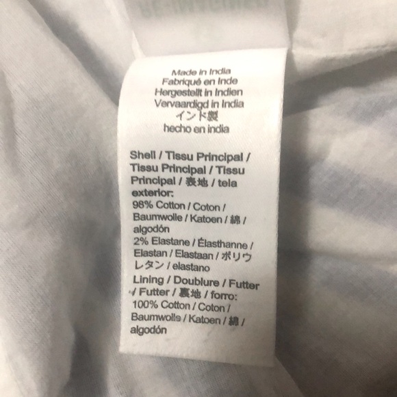 J. Crew blue and white stripe poplin puff sleeve tiered midi dress, size 16 - Picture 7 of 8